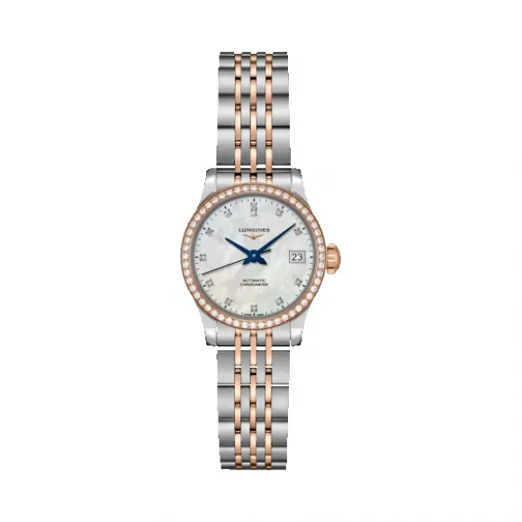 浪琴/Longines 开创者系列 自动机械 18K金 精钢 女表 L2.320.5.89.7