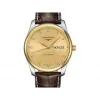 浪琴/Longines 名匠系列 MASTER 38.5 MM 18kt黄金钢 自动机芯 男表 L2.755.5.77.3