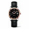 浪琴/Longines 索伊米亚系列 自动机械 18K金 精钢 男表 L2.763.5.52.3