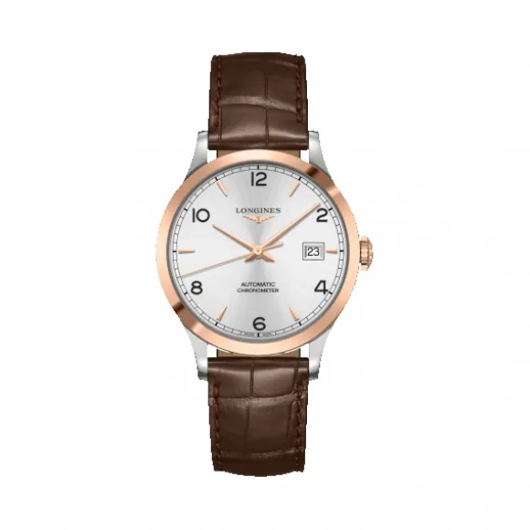 浪琴/Longines 开创者系列 自动机械 18K金 精钢 男表 L2.820.5.76.2