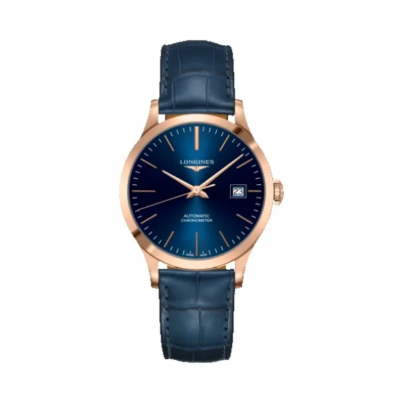 浪琴/Longines 开创者系列 自动机械 18K金 男表 L2.820.8.92.2