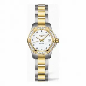 浪琴/Longines 康卡斯系列 石英 精钢 镀金 女表 L3.147.3.97.7
