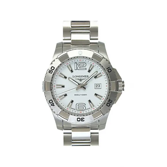 浪琴/Longines 康卡斯潜水系列 39.00 MM 不锈钢 石英机芯 男表 L3.647.4.18.6