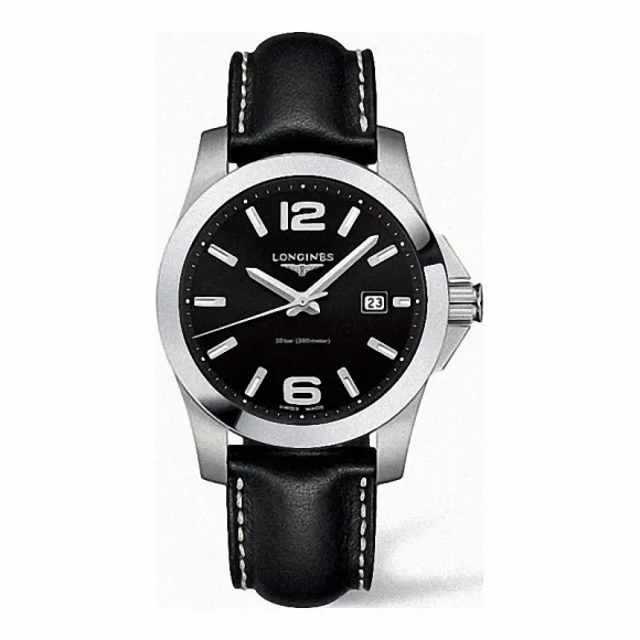 浪琴/Longines 康卡斯系列 石英 精钢 男表 L3.659.4.56.0