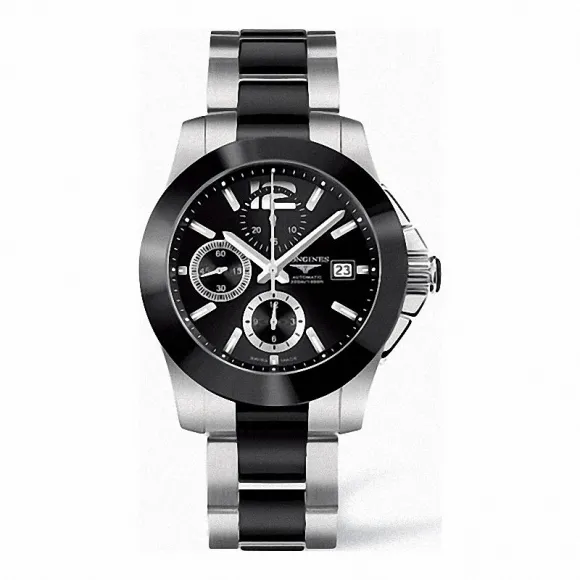 浪琴/Longines 康卡斯系列 自动机械 精钢 男表 L3.661.4.56.7