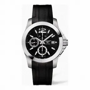 浪琴/Longines 康卡斯系列 自动机械 精钢 男表 L3.662.4.56.2