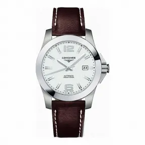 浪琴/Longines 康卡斯系列 自动机械 精钢 男表 L3.677.4.76.5