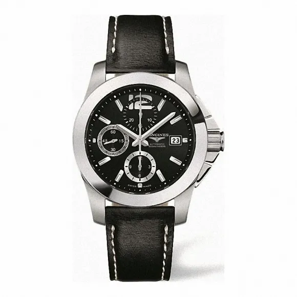 浪琴/Longines 康卡斯系列 自动机械 精钢 男表 L3.678.4.56.0