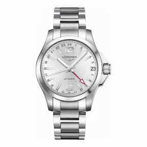 浪琴/Longines 康卡斯系列 自动机械 精钢 男表  L3.687.4.76.6