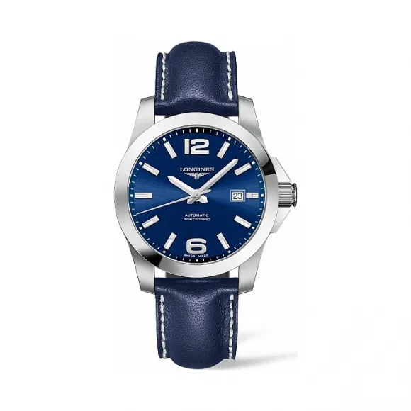 浪琴/Longines 精钢 蓝色 自动机械机芯 手表 L3.777.4.99.7