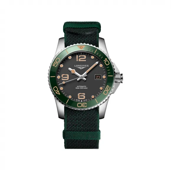 浪琴/Longines 康卡斯系列 41.00 MM 不锈钢和陶瓷表圈 自动机械机芯 男表 L3.781.4.05.2