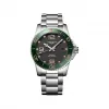 浪琴/Longines 康卡斯系列 41.00 MM 不锈钢和陶瓷表圈 自动机械机芯 男表 L3.781.4.05.6