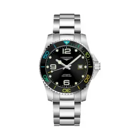 浪琴/Longines 康卡斯系列 41.00 MM 不锈钢和陶瓷表圈 自动机械机芯 男表 L3.781.4.59.6