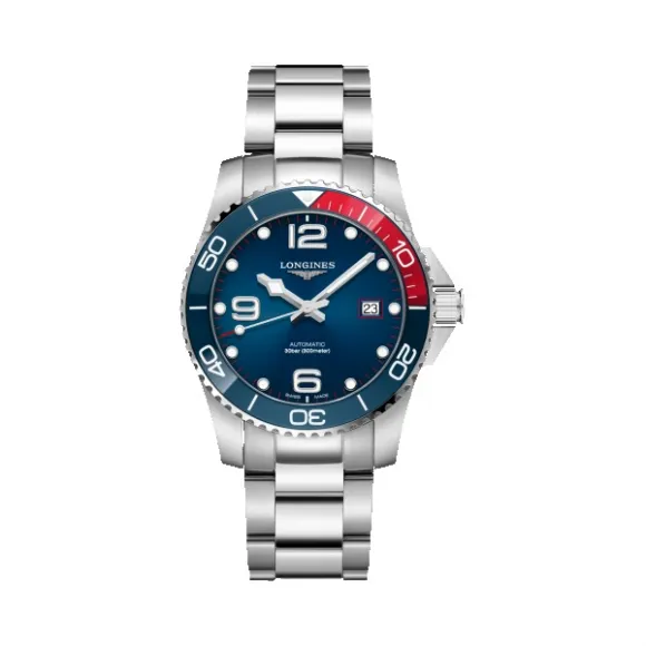 浪琴/Longines HydroConquest 精钢 41.00 mm 男表 L3.781.4.99.6