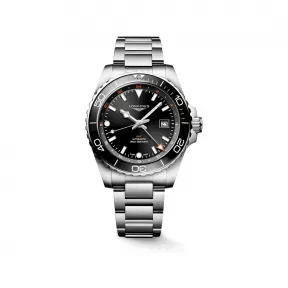 浪琴/Longines 康卡斯潜水系列 43.00 MM 精钢及陶瓷 自动上链机械机芯 男表 L3.890.4.56.6