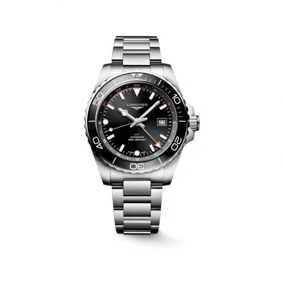 浪琴/Longines 康卡斯潜水系列 43.00 MM 精钢及陶瓷 自动上链机械机芯 男表 L3.890.4.56.6