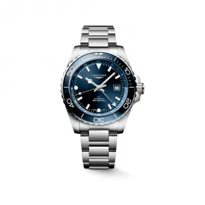 浪琴/Longines 康卡斯潜水系列 43.00 MM 精钢及陶瓷 自动上链机械机芯 男表 L3.890.4.96.6