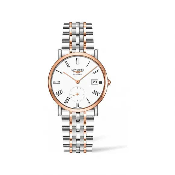 浪琴/Longines 博雅系列 34.50 MM 钢/5N 玫瑰金 自动机械机芯 女表 L4.312.5.11.7