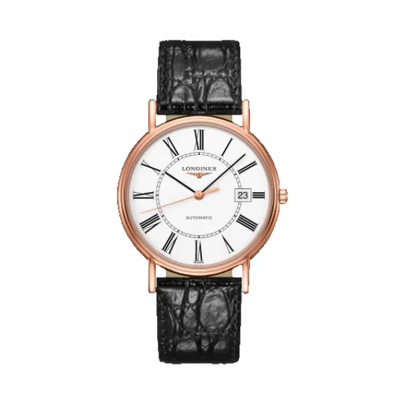 浪琴/Longines 瑰丽系列 自动机械 精钢镀18K玫瑰金 男表 L4.921.1.11.2