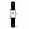 浪琴/Longines 黛绰维纳系列 石英 精钢 镶钻 女表 L5.158.0.16.2