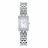 浪琴/Longines 黛绰维纳系列 石英 精钢 镶钻 女表 L5.158.0.84.6
