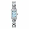 浪琴/Longines 黛绰维纳系列 石英 精钢 镶钻 女表 L5.158.0.92.6