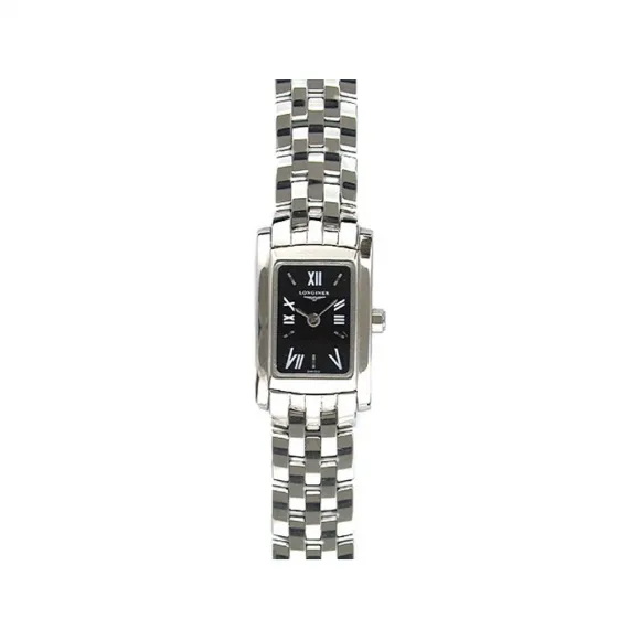 浪琴/Longines 戴绰维娜系列 16.00 X 20.40 MM 不锈钢 石英机芯 女表 L5.158.4.75.6