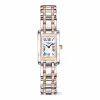 浪琴/Longines 黛绰维纳系列 石英 18K金 精钢 女表 L5.158.5.71.7