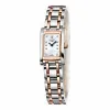 浪琴/Longines 黛绰维纳系列 石英 18K金 精钢 女表 L5.158.5.88.7