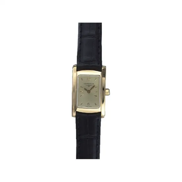 浪琴/Longines 戴绰维娜系列 16.00 X 20.40 MM 黄金2N 石英机芯 女表 L5.158.6.36.2