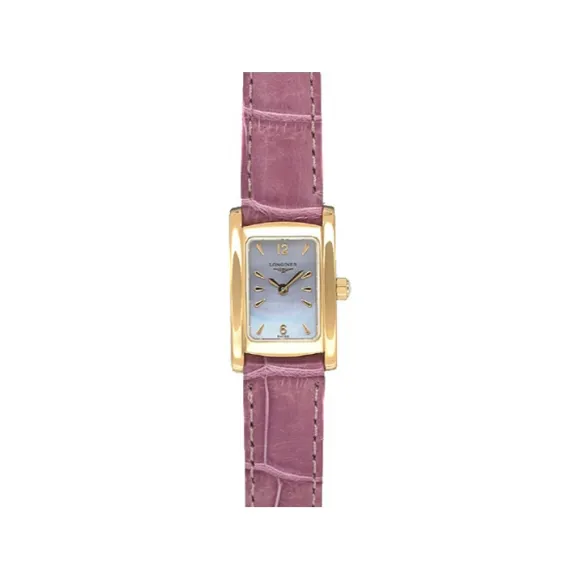 浪琴/Longines 戴绰维娜系列 16.00 X 20.40 MM 黄金2N 石英机芯 女表 L5.158.6.85.2