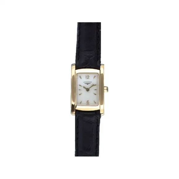 浪琴/Longines 戴绰维娜系列 16.00 X 20.40 MM 黄金2N 石英机芯 女表 L5.158.6.86.2
