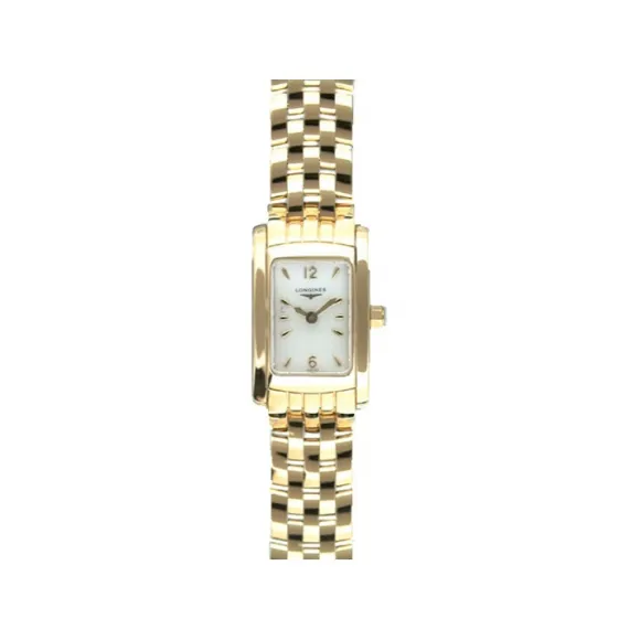 浪琴/Longines 戴绰维娜系列 16.00 X 20.40 MM 黄金2N 石英机芯 女表 L5.158.6.86.6