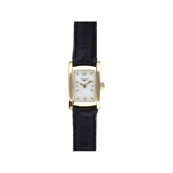 浪琴/Longines 戴绰维娜系列 16.00 X 20.40 MM 黄金2N 石英机芯 女表 L5.158.6.87.2