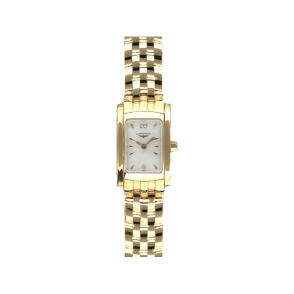 浪琴/Longines 戴绰维娜系列 16.00 X 20.40 MM 黄金2N 石英机芯 女表 L5.158.6.87.6
