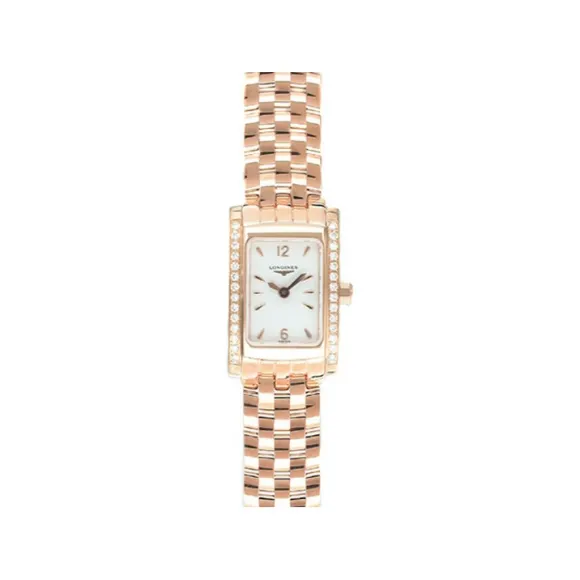 浪琴/Longines 戴绰维娜系列 16.00 X 20.40 MM 5N 红金 石英机芯 女表 L5.158.9.16.6