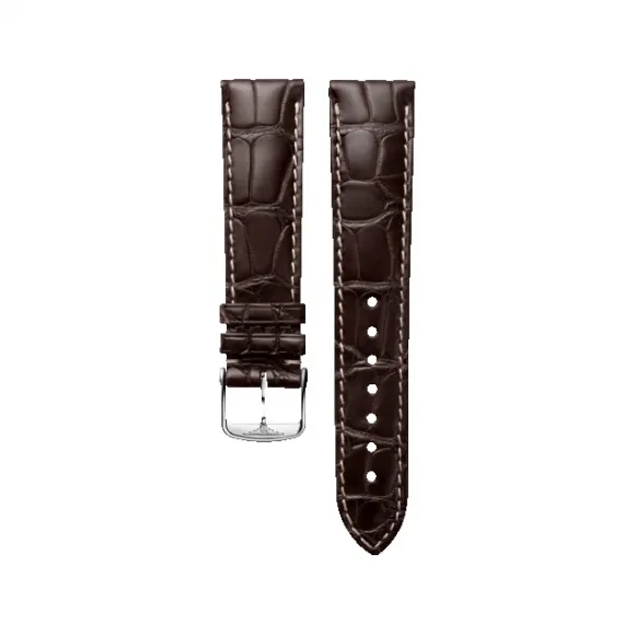 浪琴/Longines 棕色 鳄鱼皮 20.00 MM 表带 L682109799