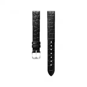 浪琴/Longines 半哑光黑色 13.00 MM 小牛皮 表带 L682113397