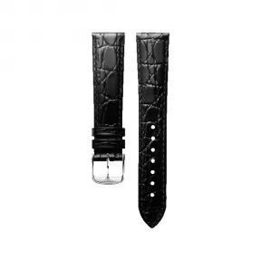 浪琴/Longines 黑色 小牛皮 20.00 MM 表带 L682122618