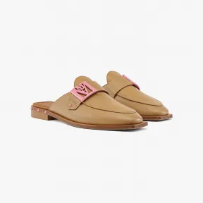 MCM 女款 Travia 小牛皮穆勒鞋 MESCSLM01I6040