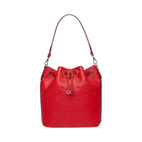 MCM Essential Drawstring in Monogram Leather MWD9SSE79RJ001