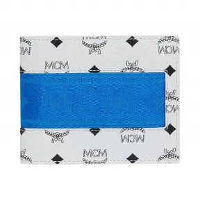 MCM Bifold with Card Case in Webbing Visetos MXS9SVI93WT001