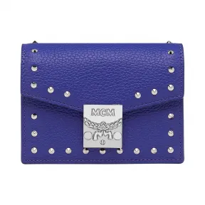 MCM Patricia铆钉轮廓皮革卡夹 MYA9SPA65HG001