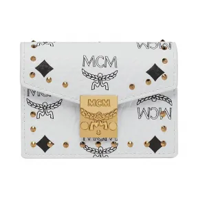 MCM Patricia Visetos铆钉轮廓卡夹 MYA9SPA81WT001