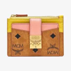 MCM Patiricia Visetos拼皮拉链卡夹 MYABSPA03O8001