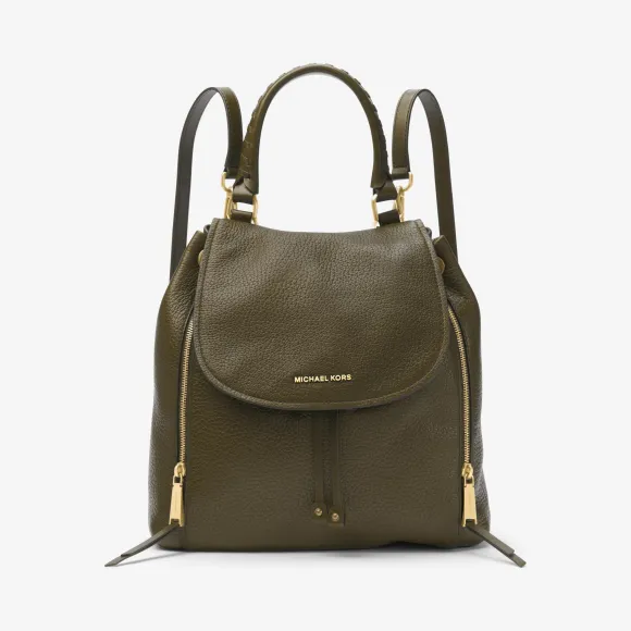 迈克高仕/Michael Kors 女士 Viv 大号皮质双肩包 30F6GVBB3L333