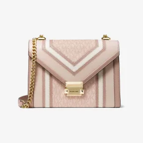 迈克高仕/Michael Kors Whitney 大号拼接单肩包 30H8GWHL3B641