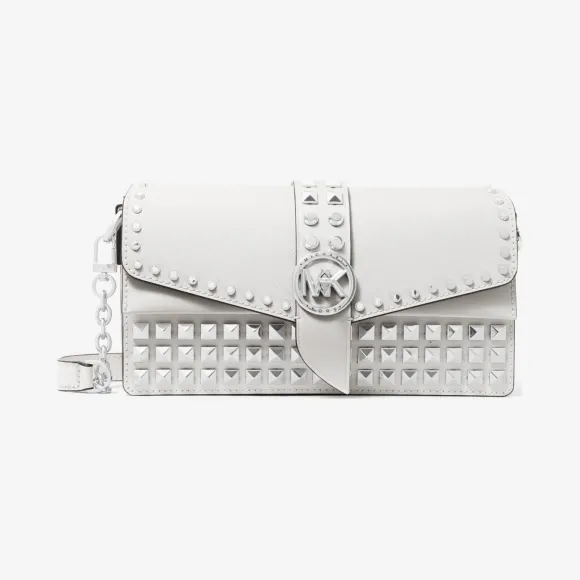 迈克高仕/Michael Kors Greenwich 中号铆钉 Saffiano 皮革单肩包 30S2SGRL8L-1999