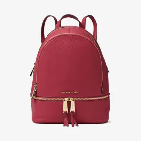 迈克高仕/Michael Kors Rhea Zip 小号皮质双肩背包 30S5GEZB1L361