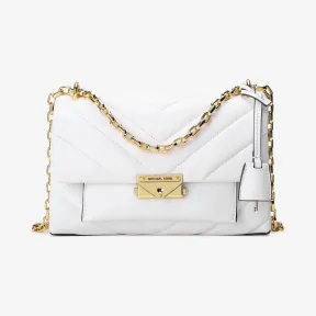 迈克高仕/Michael Kors 女士 Cece 中号绗缝皮质单肩包 30T9G0EL8L085